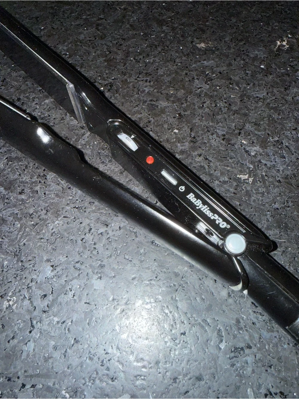 BaBylissPRO Black Porcelain Ceramic 1.5” Wide 4” Long Hair Straightener LIKE NEW